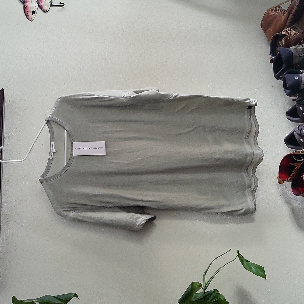 Threads 4 Thought Pale Green T
